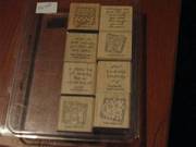 scrapbooking/card making stamps set(stamp in up